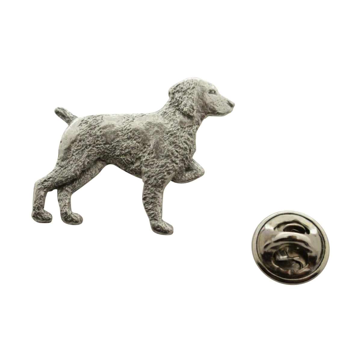 Brittany Pin ~ Antiqued Pewter ~ Lapel Pin ~ Sarah's Treats & Treasures